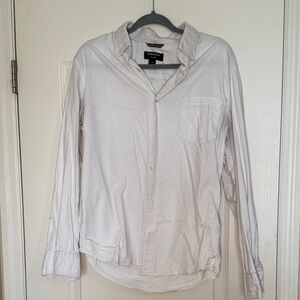Nordstrom Men's white trim fit Button Down Shirt